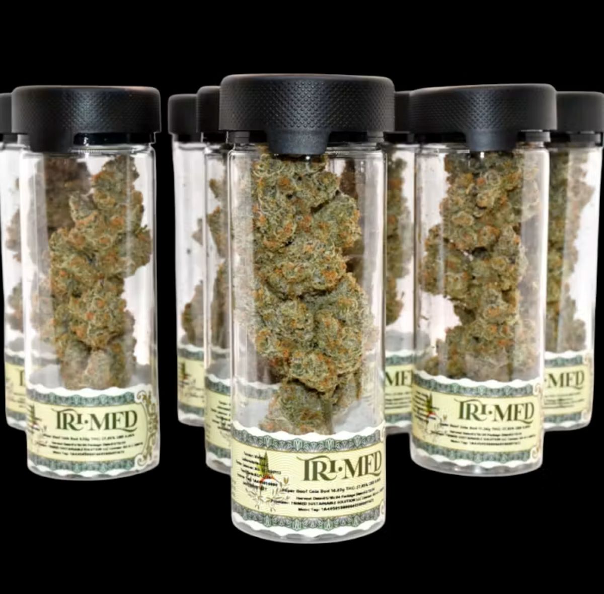 Photograph of product: TRI-MED - LUSHER - COLA BUD - WEIGHT CAN VARY BY 5- - 1g