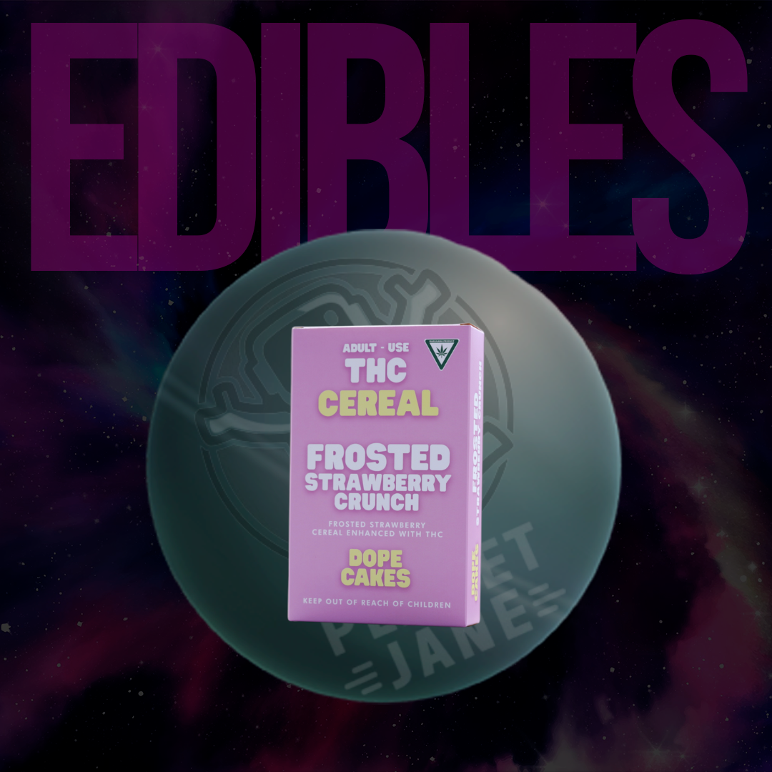Photograph of product: Dope Cakes - 120mg Cereal - Frosted Strawberry Crunch