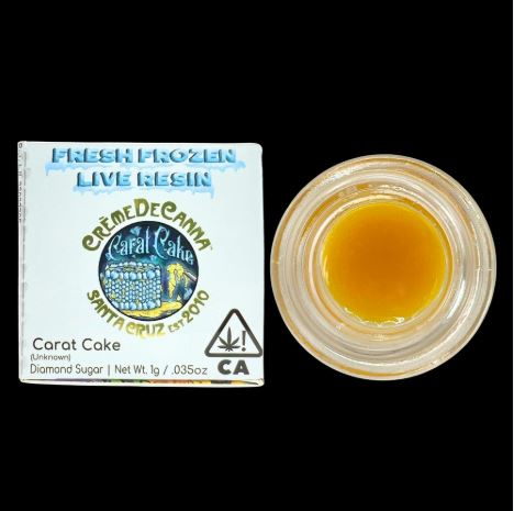 Photograph of product: Creme De Canna Diamond Sugar 1g Carat Cake