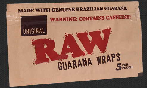 Photograph of product: Wraps | Raw | Guarana | 5pk