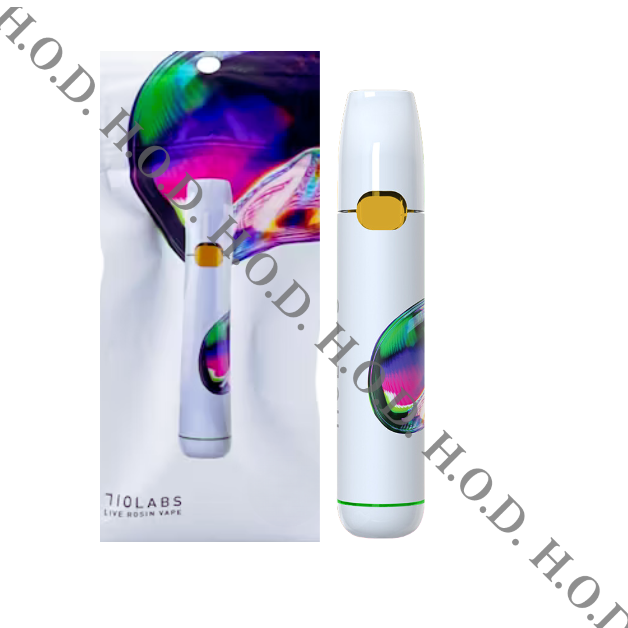 Photograph of product: 710 Labs Cereal Star #5 + GMO Live Rosin Disposable 1g