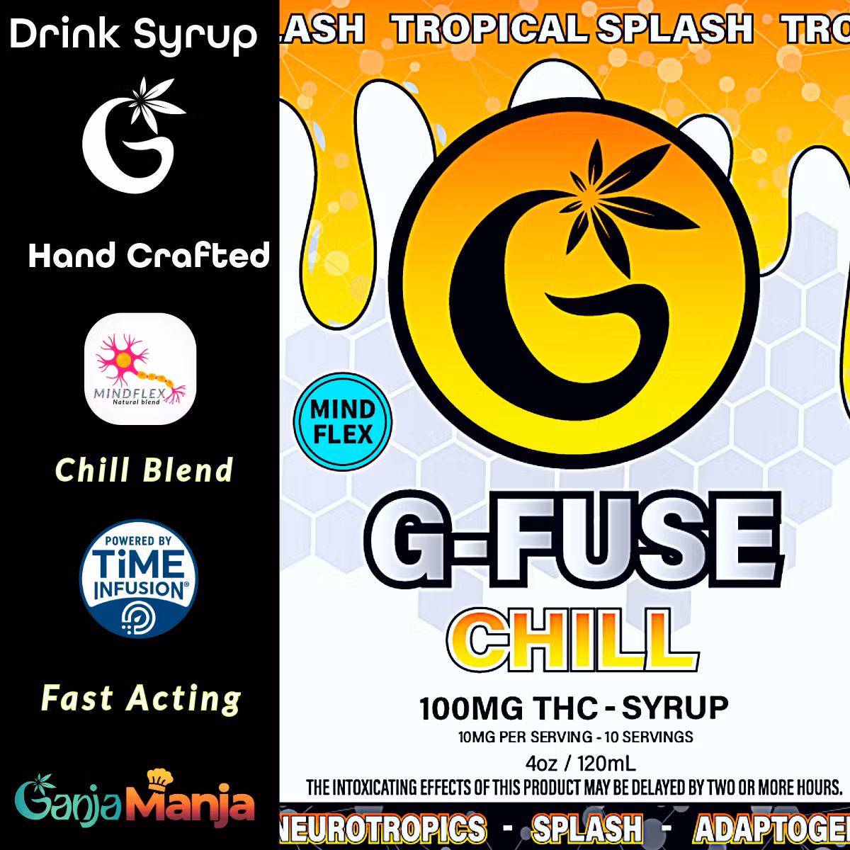 Photograph of product: Chill Tropical Splash | TH-oui Syrup 100mg
