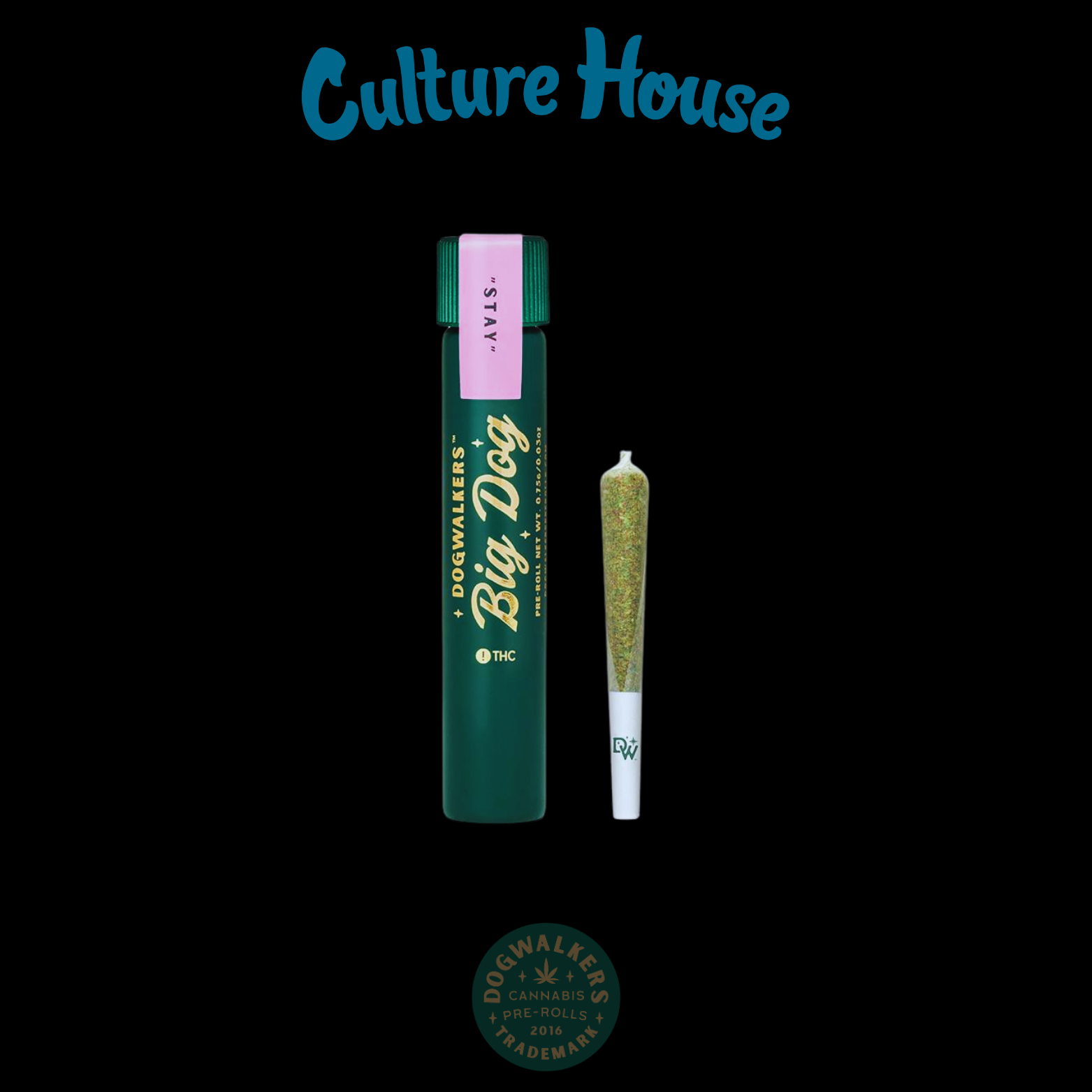 Photograph of product: Dogwalkers | Big Dog | Blue Zashimi | Pre-Roll
