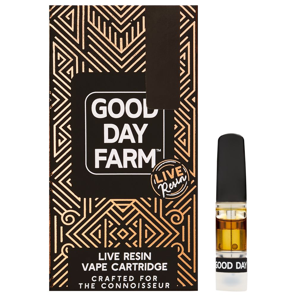 Photograph of product: GDF: Live Resin Vape | Tribute 13 x Flower Bed | Cartridge | 0.5g
