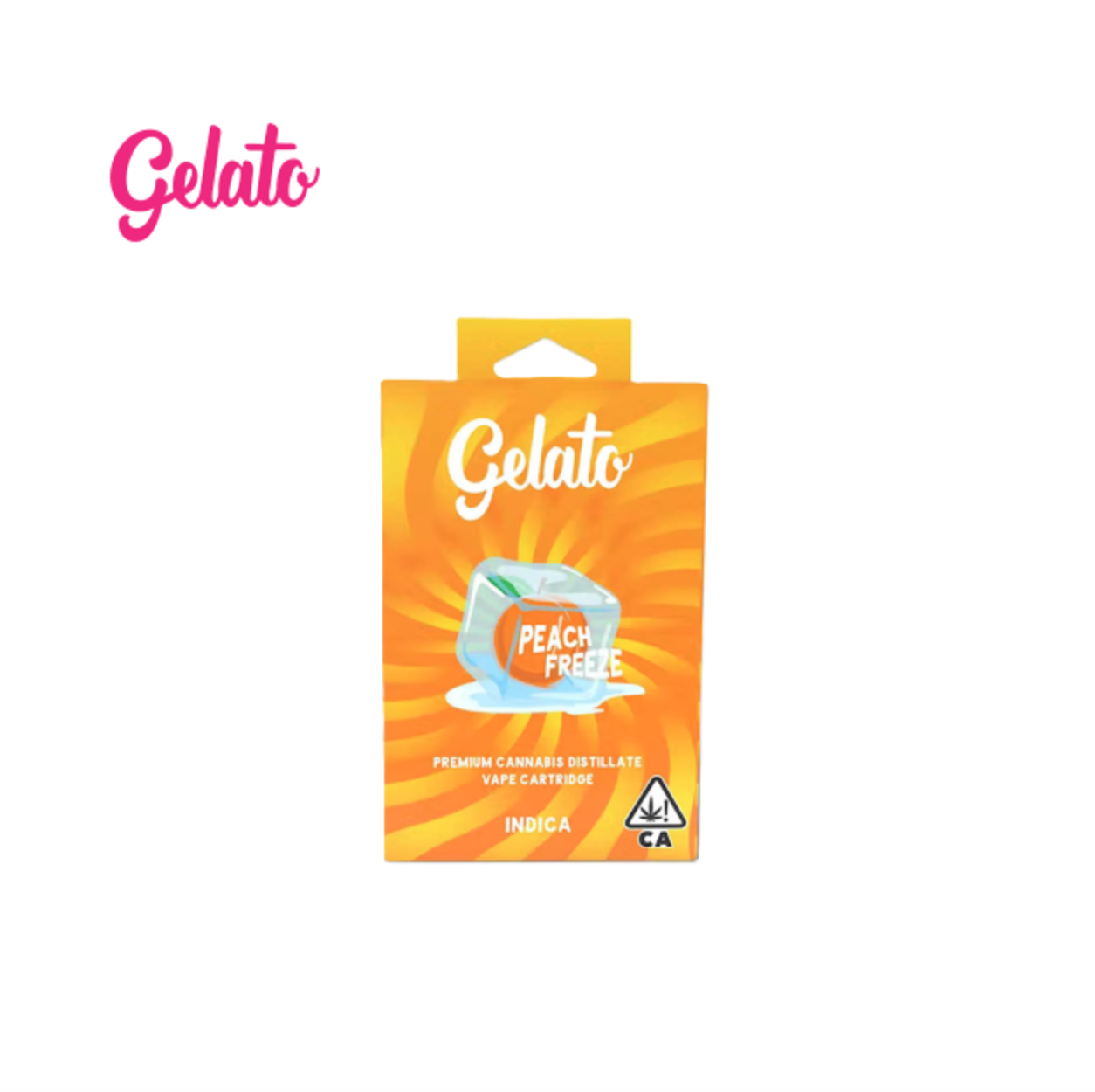 Photograph of product: PEACH FREEZE 1G CARTRIDGE