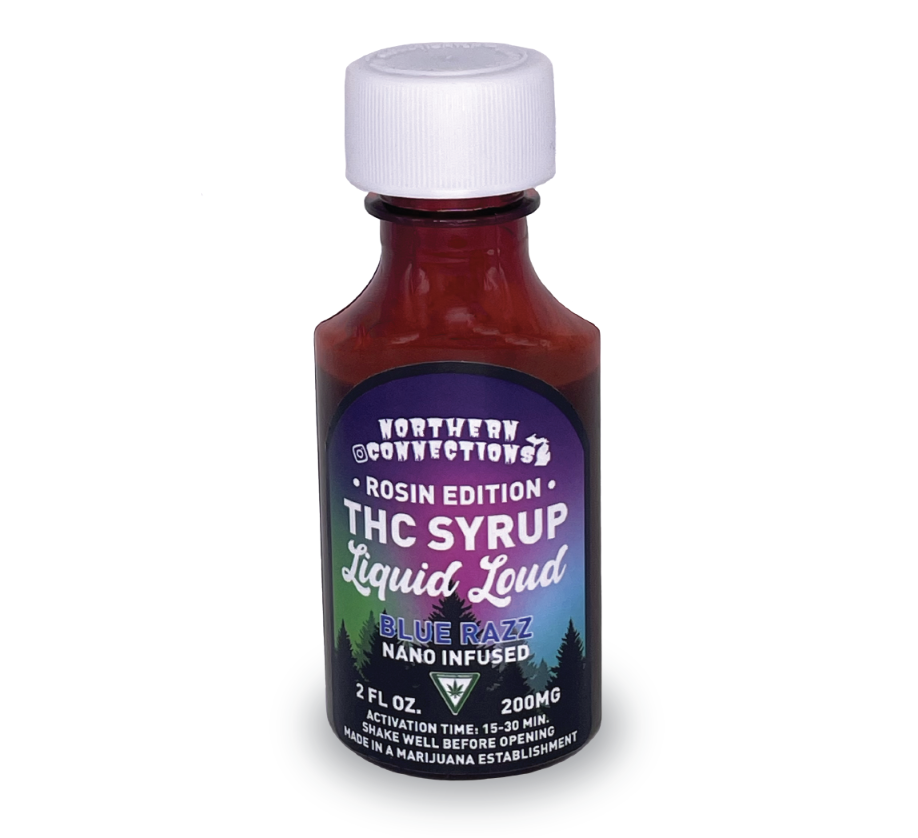 Photograph of product: IKHC X NORTHERN CONNECTIONS | ROSIN INFUSED SYRUP | 200MG | BLUE RAZZ
