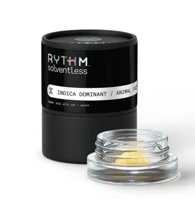 Photograph of product: Animal Face Solventless Live Rosin - Rythm (Oui'd Dominant)