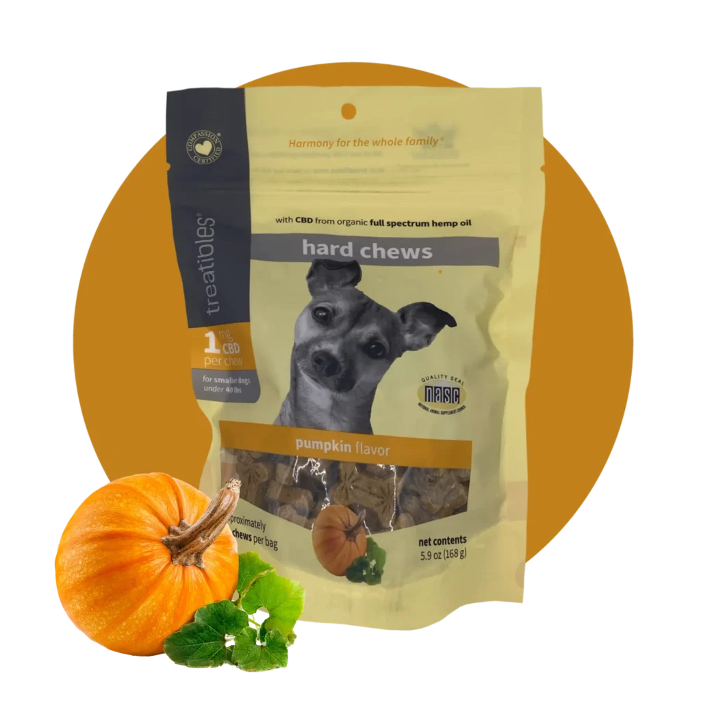 Photograph of product: Treatibles Pumpkin Balance Small Hard Chew