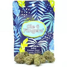 Photograph of product: Members Only 3.5g Smalls Bag - Ole' 4 Fingers