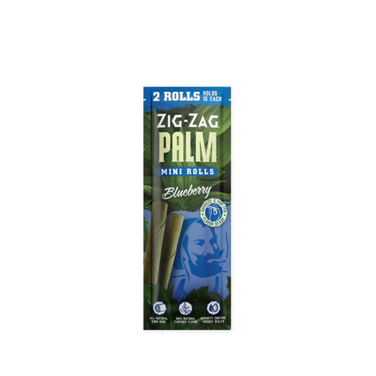 Photograph of product: Mini Palm Rolls 2pk | Blueberry