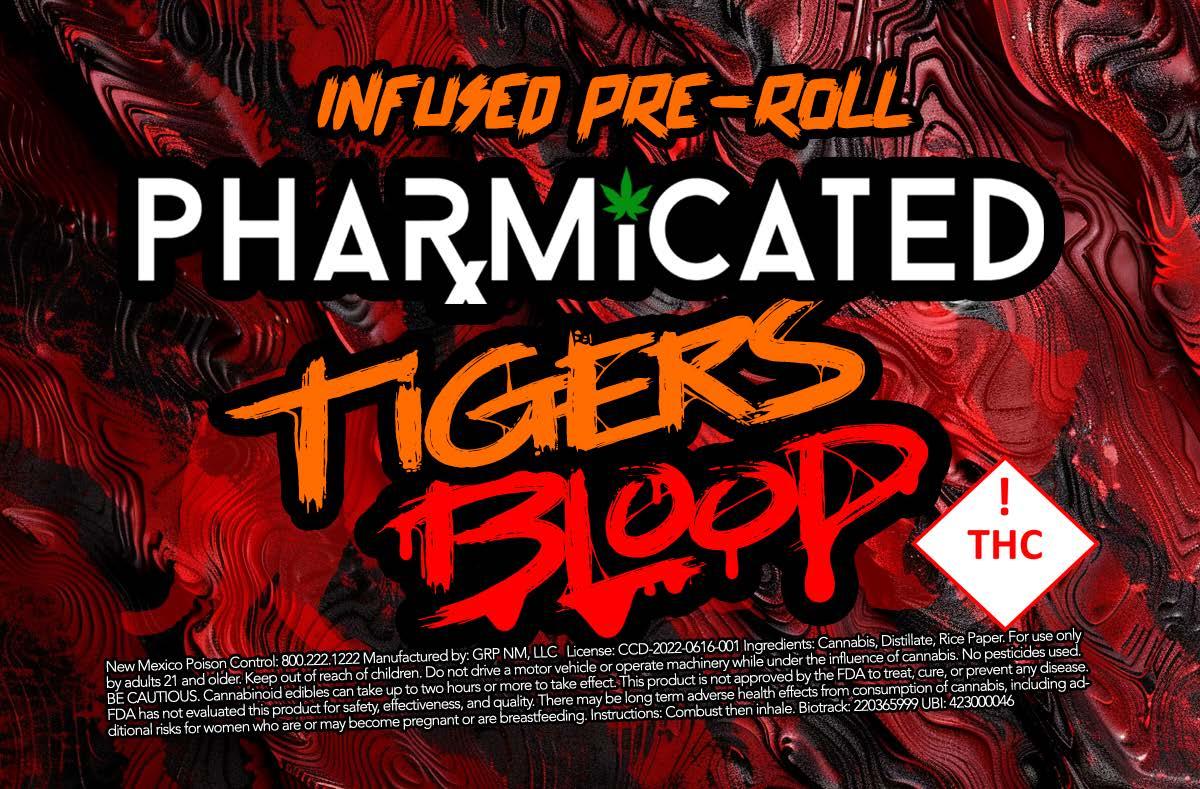 Photograph of product: Phd - Tigers Blood - Infused