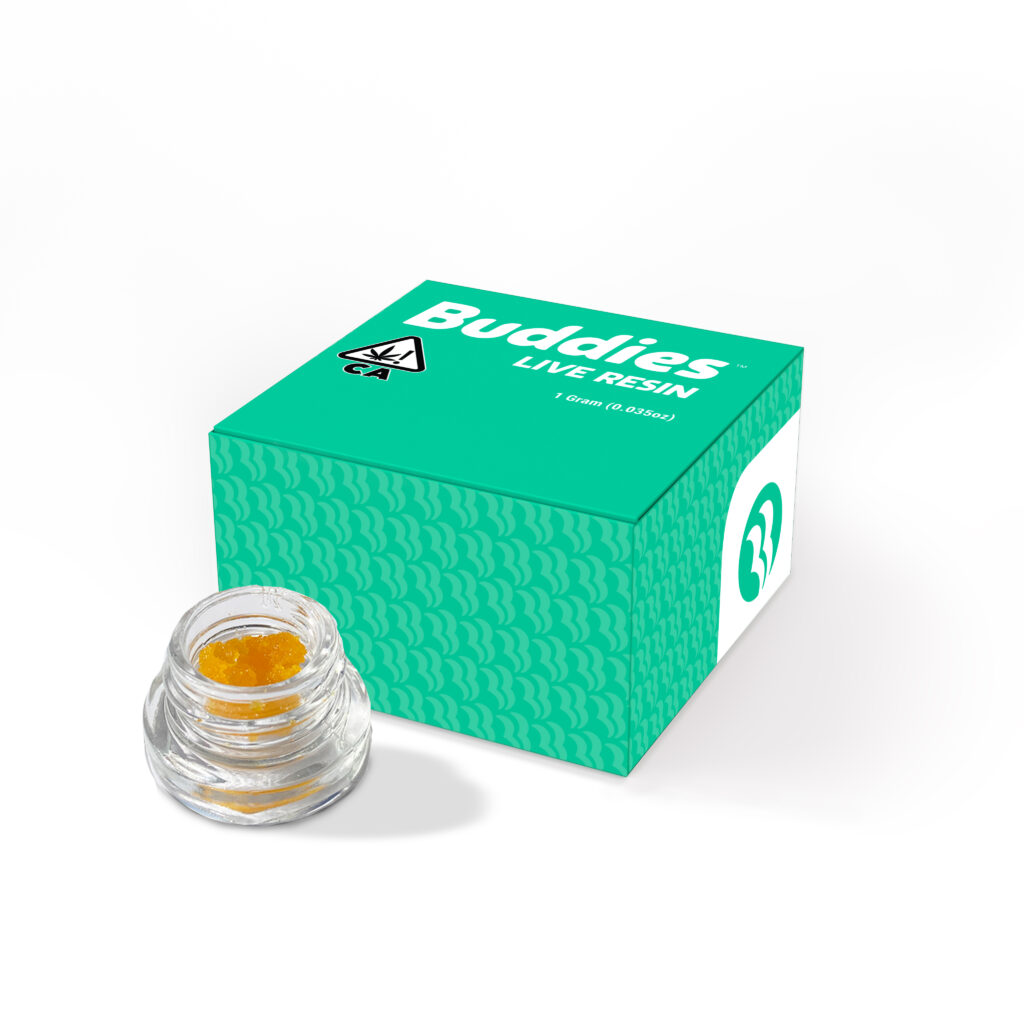 Photograph of product: BUDDIES - LR - DIAMONDS & SAUCE - EXTRACT - 1G - HYBRID - PEANUT BUTTER BREATH