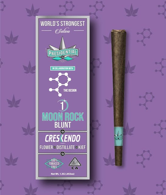 Photograph of product: MoonRock Blunt | Crescendo (TH-ouiDesign Collab) - 1.5g - 