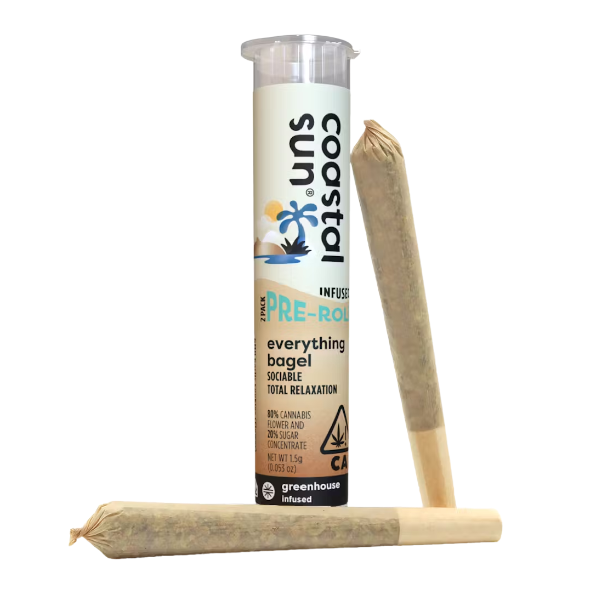 Photograph of product: EVERYTHING BAGEL 2PK INFUSED PREROLLS