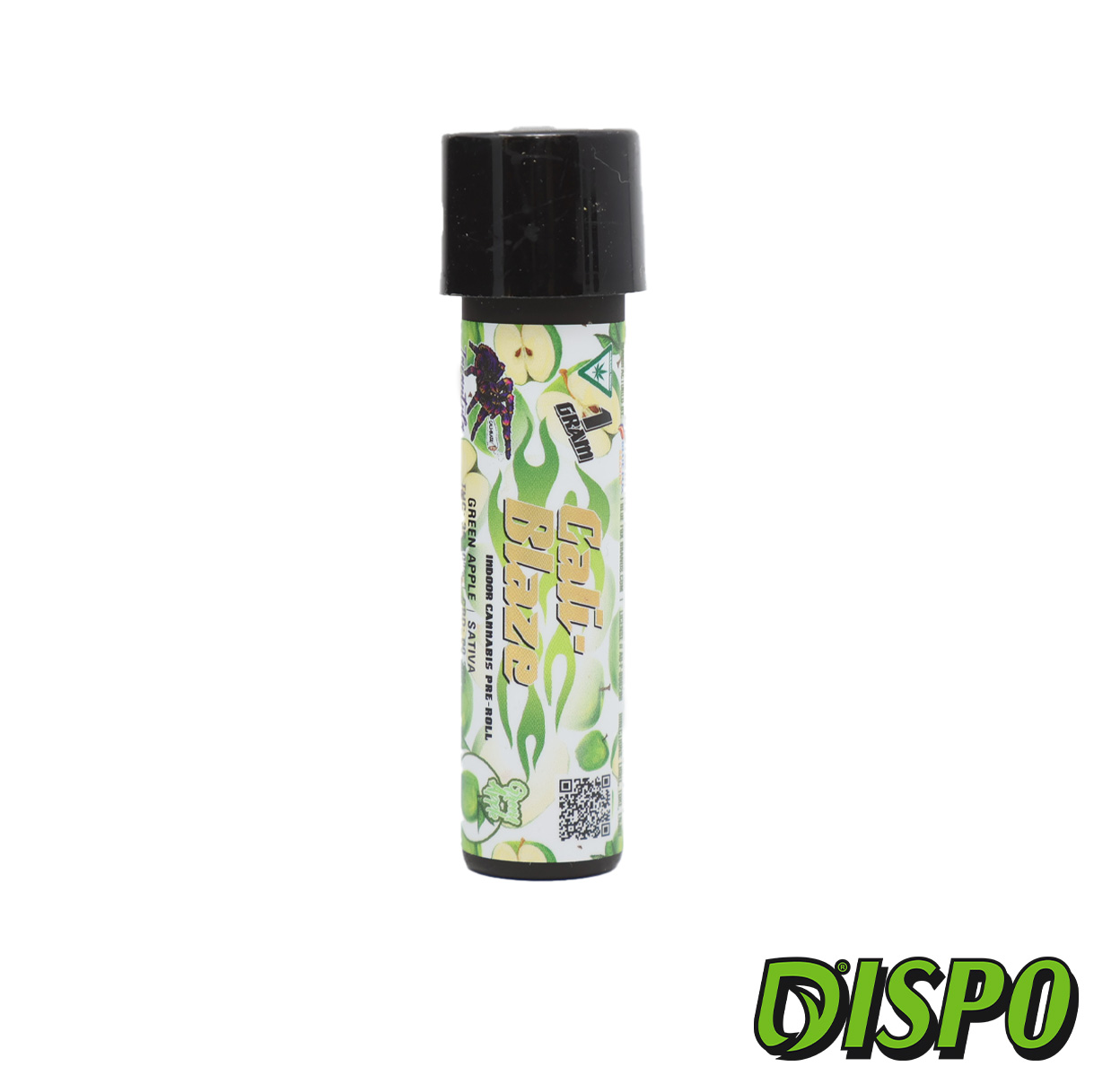 Photograph of product: Cali Blaze - Green Apple 1G Infused Tarantula