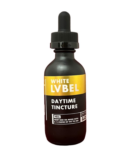 Photograph of product: LVC Daytime 1:5 TH-oui:CBD Tincture 1800mg