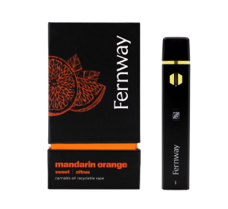 Photograph of product: Fernway | Vape | Disposable | Mandarin Orange | 2.0g -Oui'd