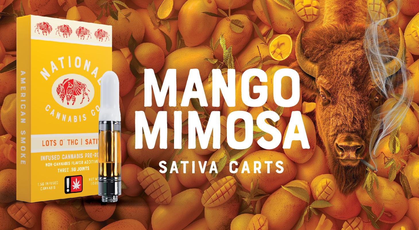 Photograph of product: National Oui'd Co. - Mango Mimosa - 1g Cart