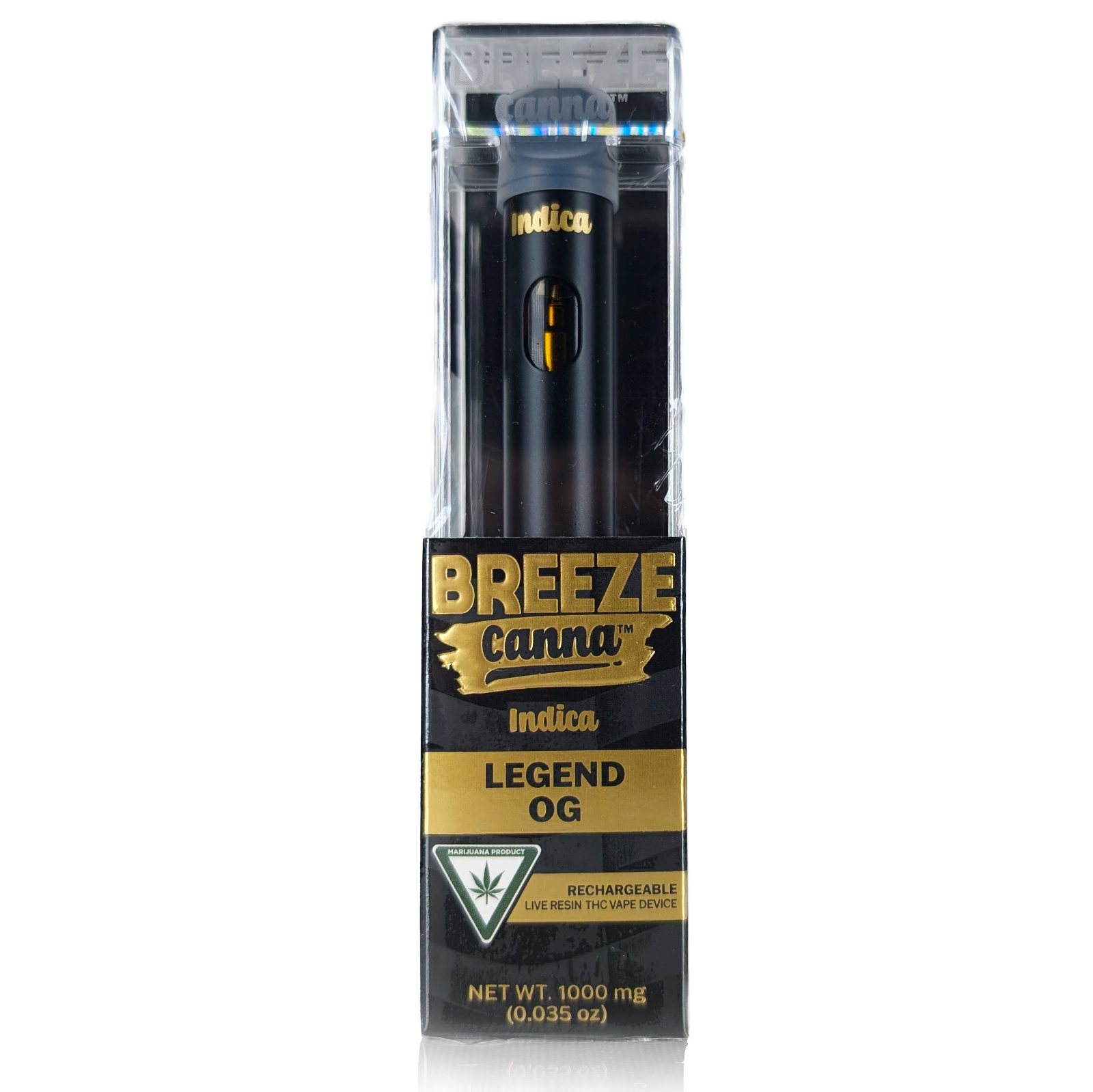 Photograph of product: LEGEND OG - LIVE RESIN DISPOSABLE CARTRIDGE