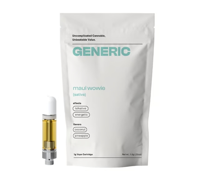 Photograph of product: CoC Generic Cartridge - Maui Wowie 1g