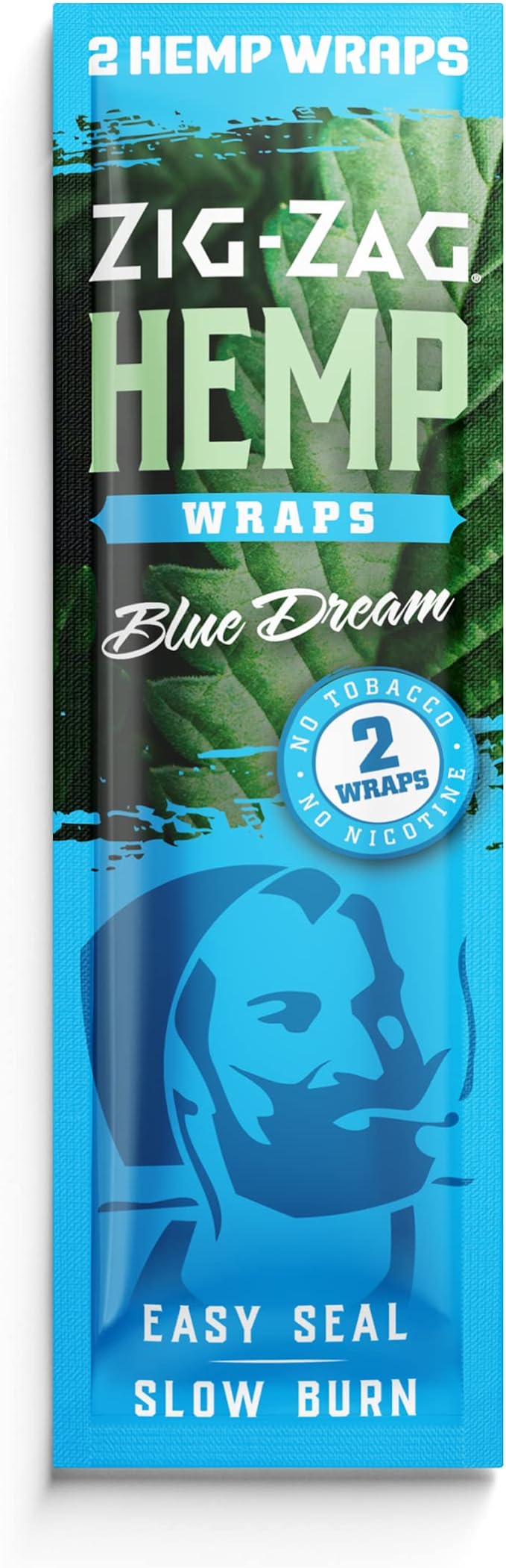 Photograph of product: Zig-Zag - Hemp Wraps 2pk Blue Dream