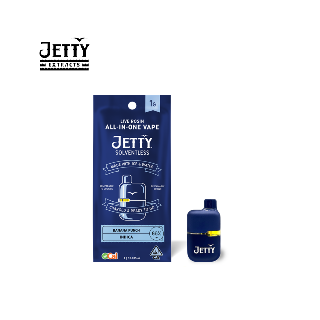 Photograph of product: BANANA PUNCH 1G SOLVENTLESS ALL IN ONE