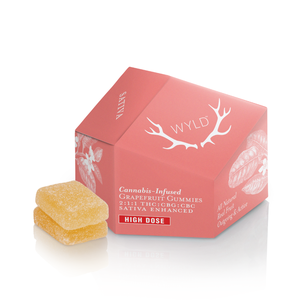 Photograph of product: Grapefruit Gummies | 2:1:1 THC:CBC:CBG | 200mg