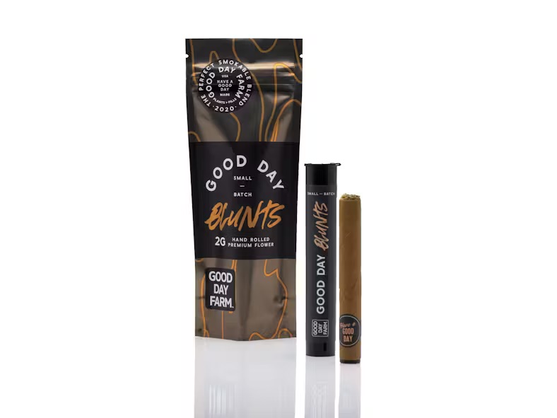 Photograph of product: Good Day Farm Blackjack Blueberry Infused Prerolls 2pk  | 2g