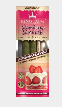 Photograph of product: King Palm: Mini Strawberry Shortcake 2pk
