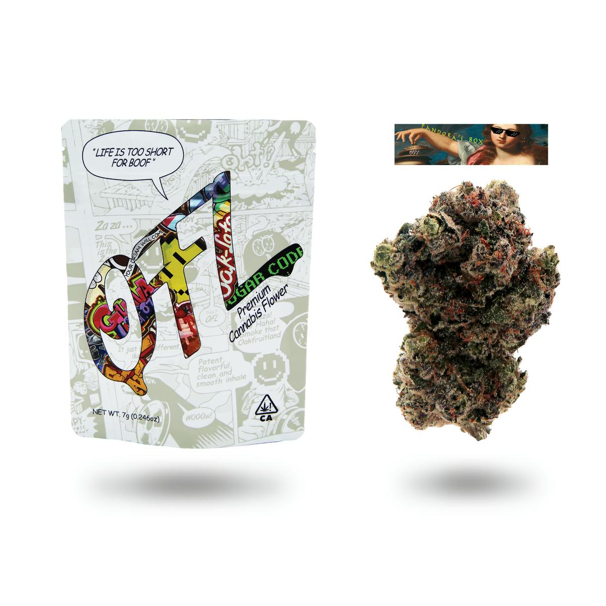 Photograph of product: Pandora's Box 7g Bag - Oakfruitland