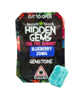 Photograph of product: Hidden Gems 20mg | Blueberry | Solo Gummy