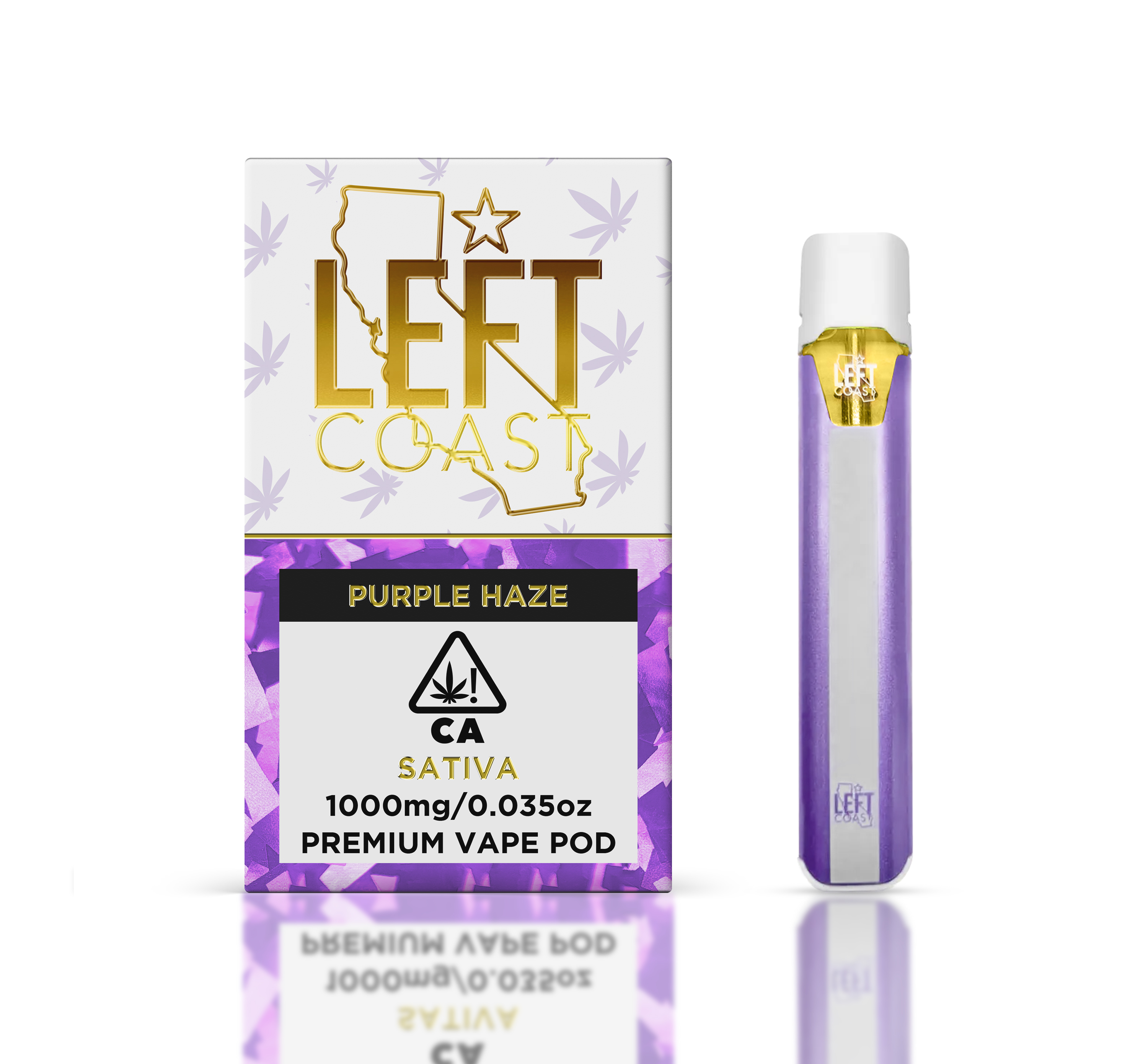 Photograph of product: PURPLE HAZE 1G POD