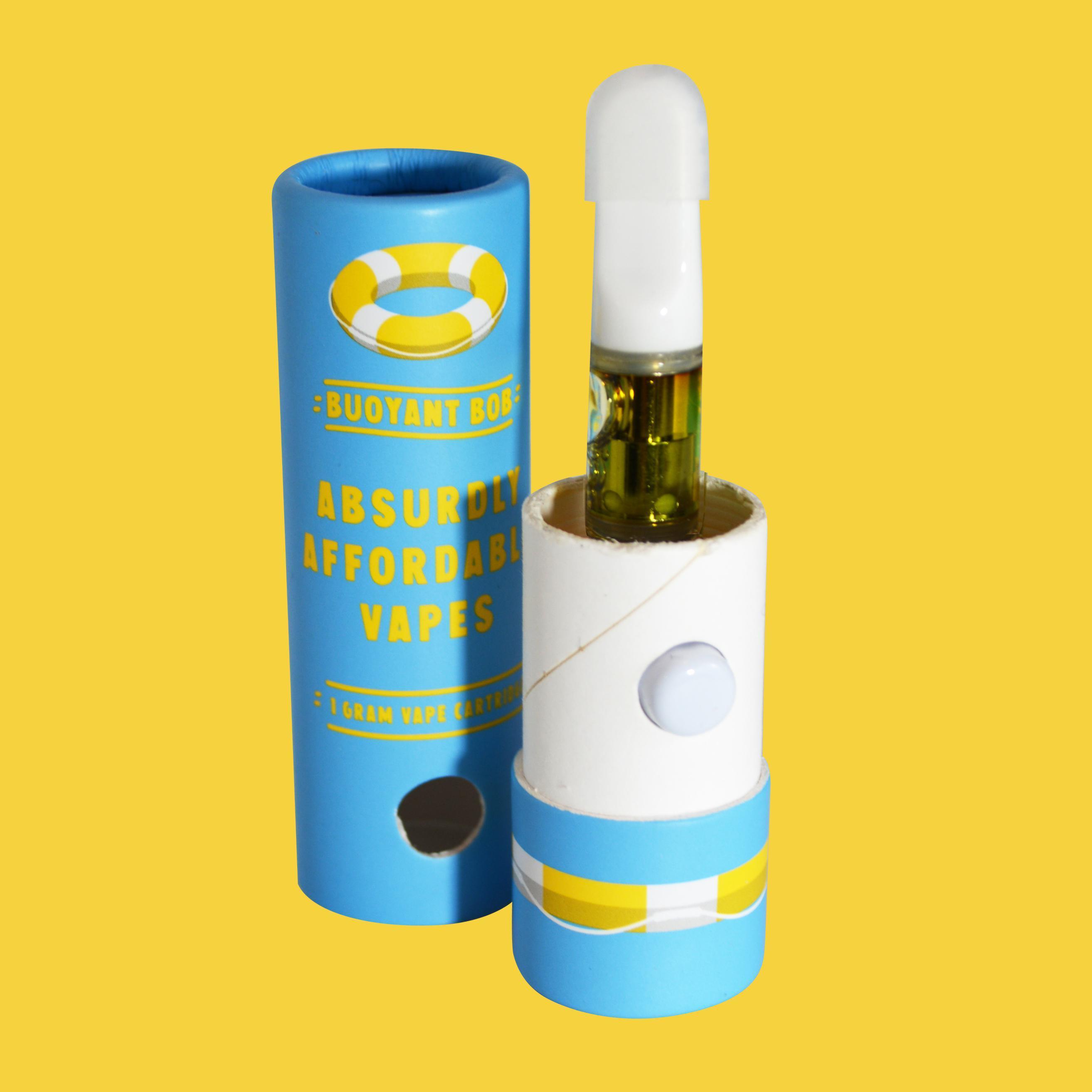 Photograph of product: Buoyant Bob | Distillate Vape | Moscow Mule 1g