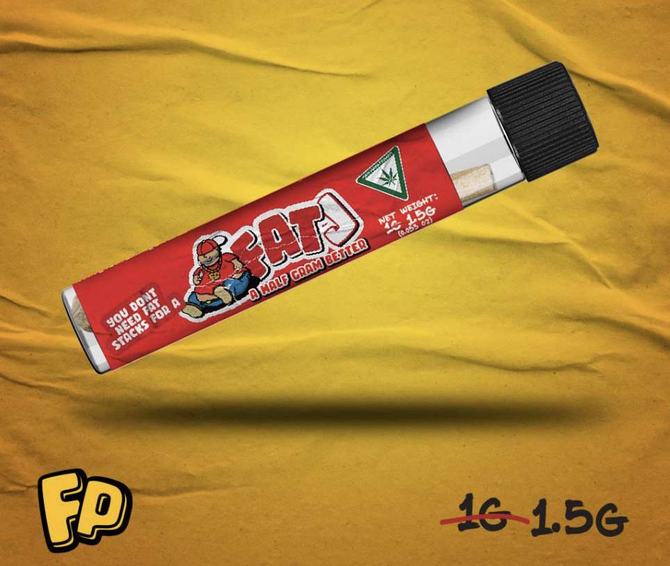 Photograph of product: Fat J | Pre-Roll - 1.5g - Thin Mint Cookies x Jealousy F1