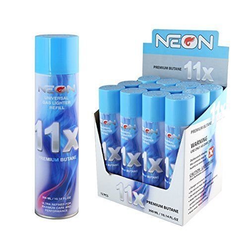 Photograph of product: Neon Gas 11x | Butane Refill