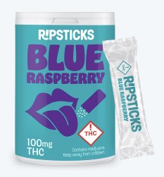 Photograph of product: Blue Raspberry Ripsticks