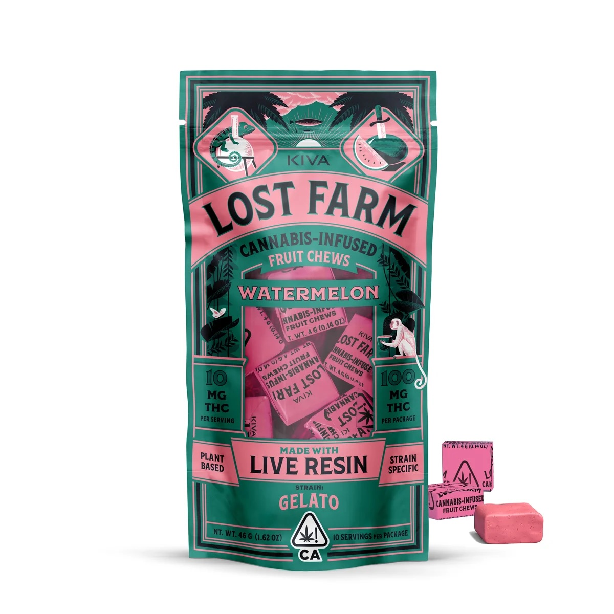 Photograph of product: LOST FARM WATERMELON CHEW