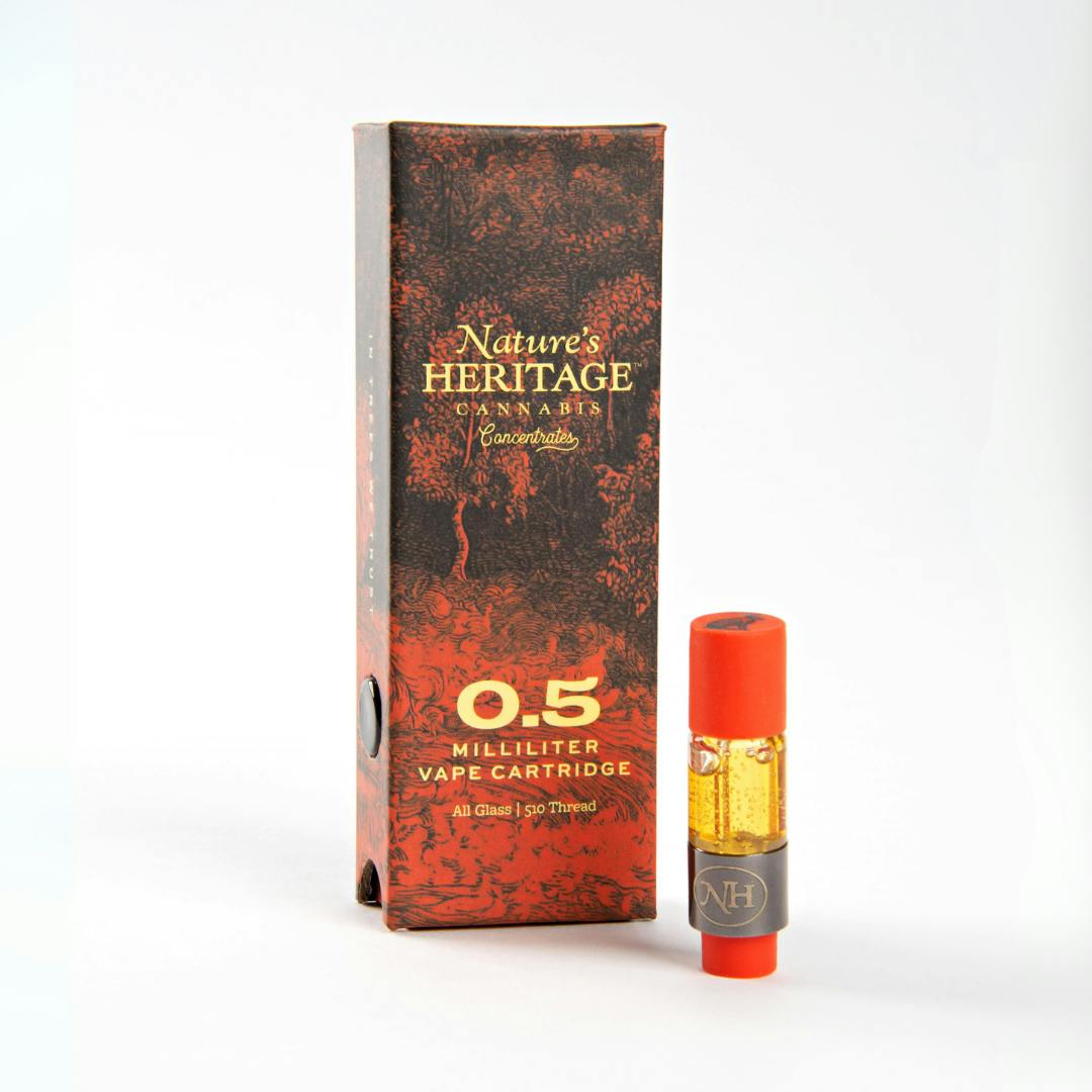 Photograph of product: Ebony Ivory - Live Resin Cartridge 0.5g