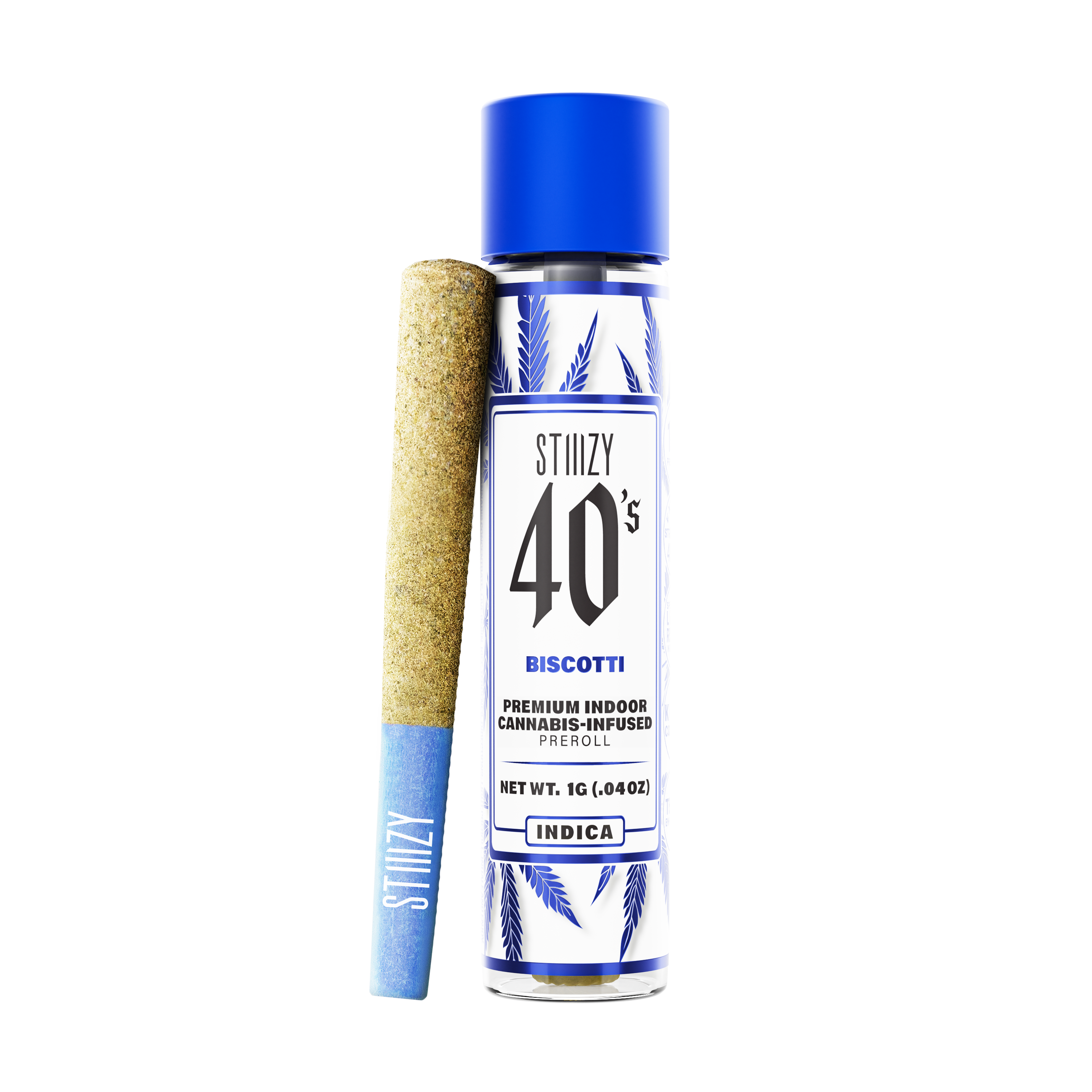Photograph of product: Stiiizy | Biscotti | Infused Pre-Roll | 1g