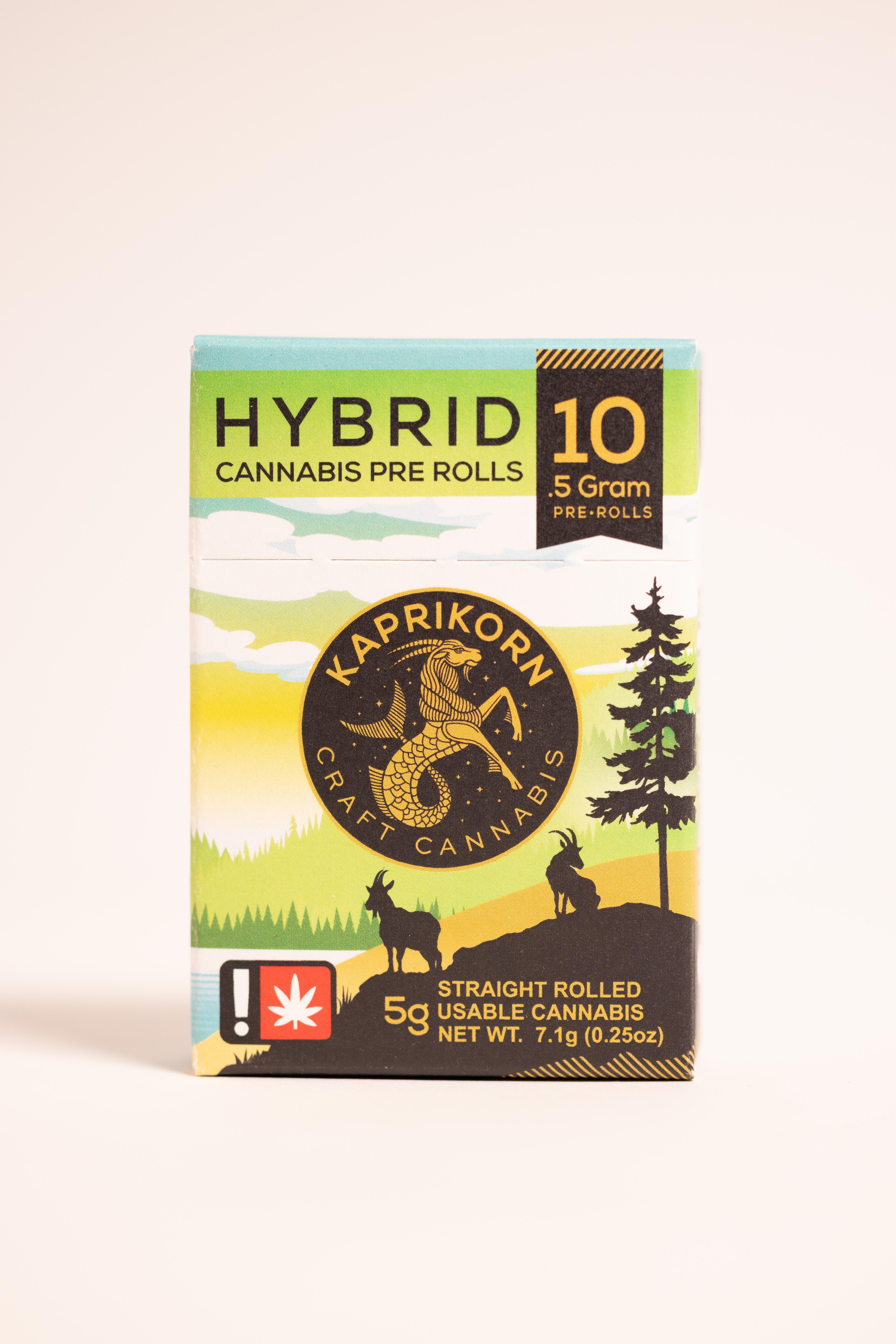 Photograph of product: Preroll Pack ~ Kaprikorn ~ Hybrid ~ Smashburger/Black Amber