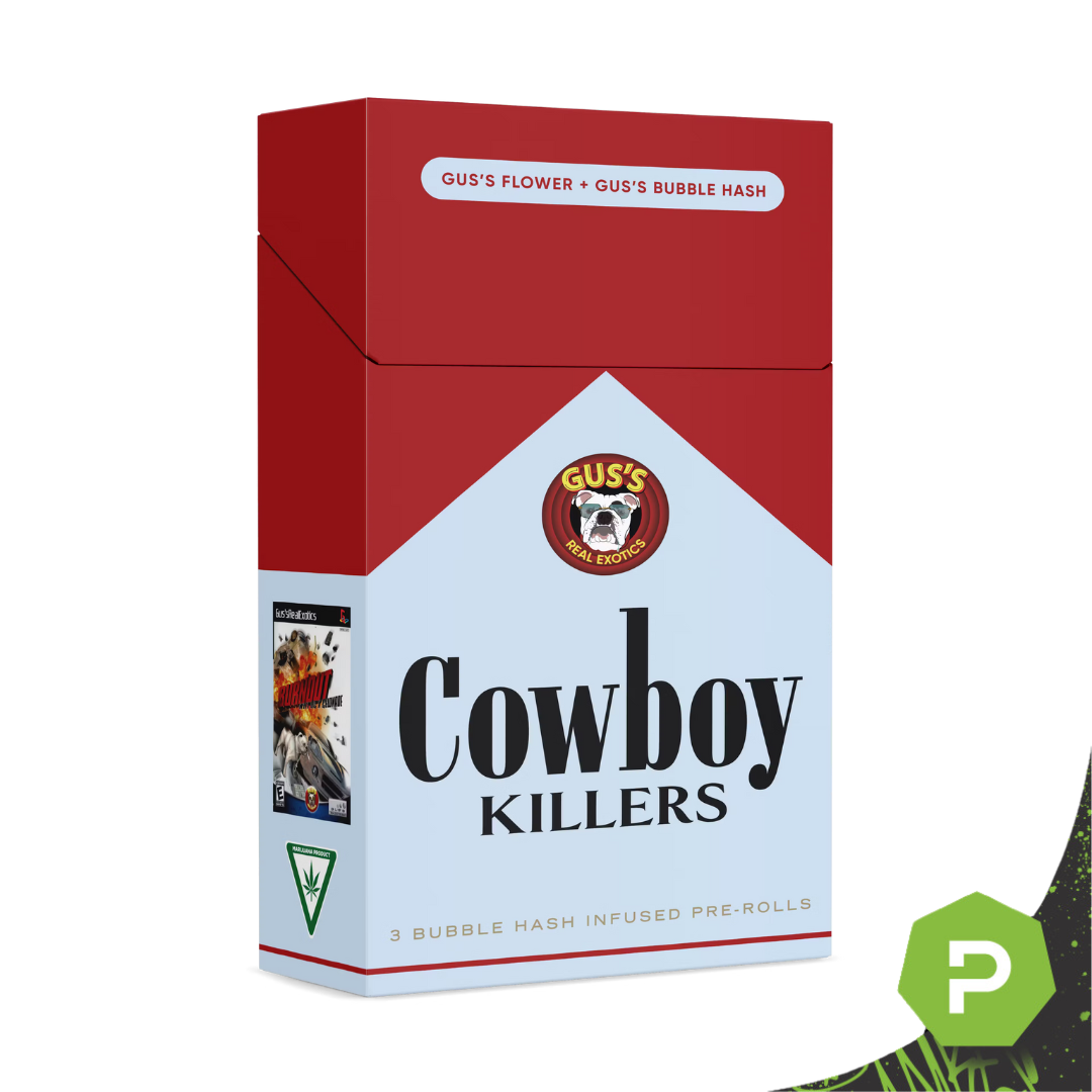 Photograph of product: Cowboy Killers Bubble au chocolat Infused 3pk | Burnout