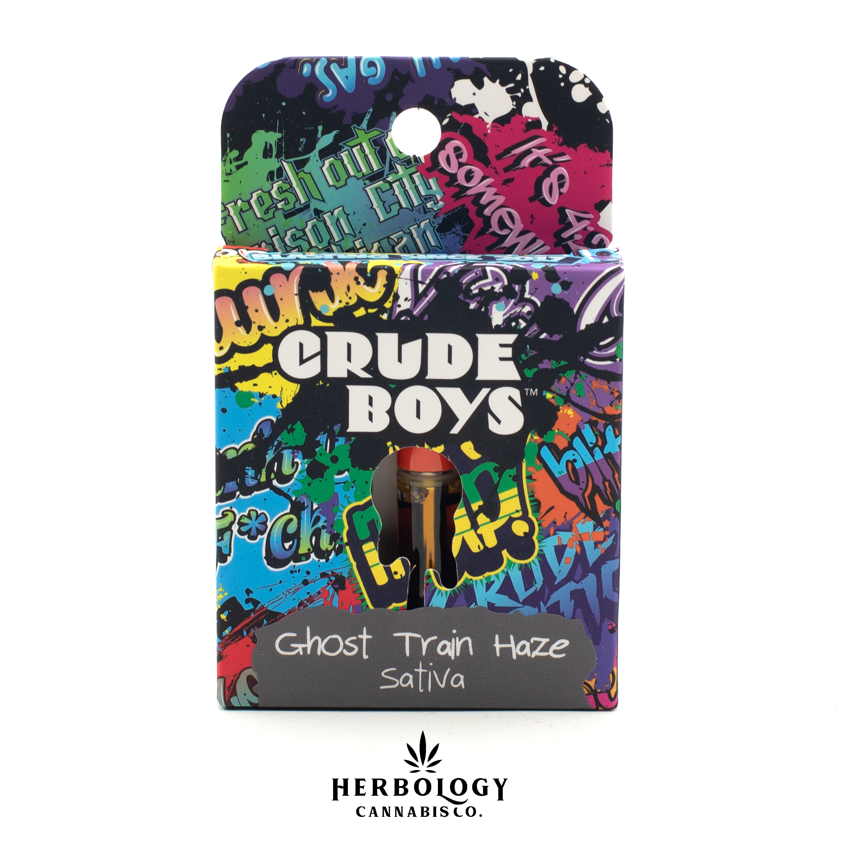 Photograph of product: Crude Boys | Distillate 510 Cart | Ghost Train Haze | 1g