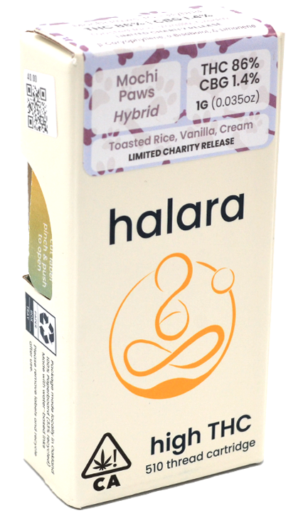 Photograph of Product: Halara | Mochi Paws | 1G Cartridge