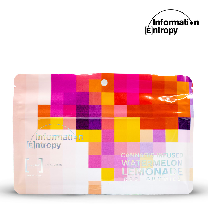 Photograph of Product: Information Entropy Watermelon Lemonade RSO Gummies 200mg