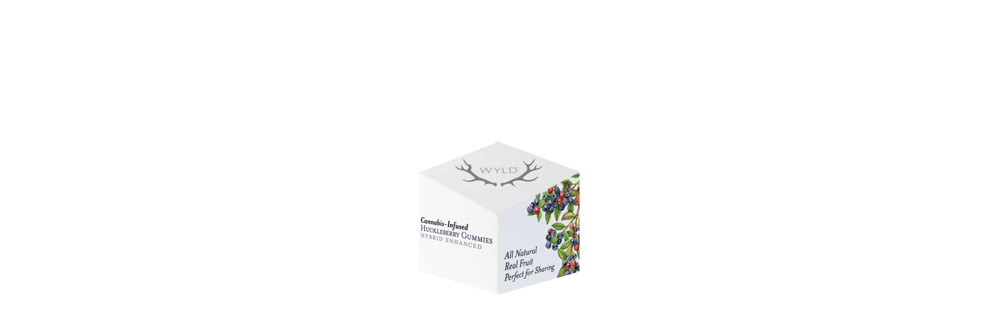 Photograph of product: WYLD Strawberry Hybrid Enhanced 20:1 CBD:TH-oui Gummies 20pk
