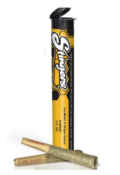 Photograph of product: 2 PACK - PB & Smelly X Fluffhead .5g Infused Pre-Rolls (1g)