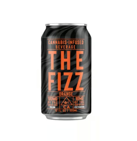 Photograph of product: THE FIZZ Orange 100mg