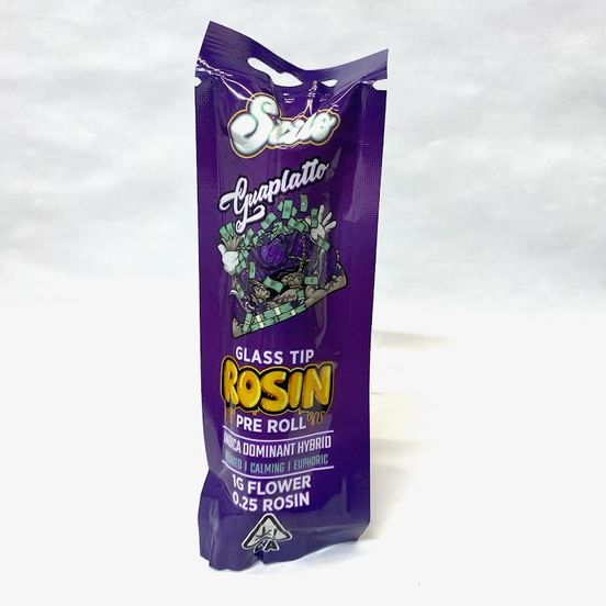 Photograph of product: D. STILO 1.25g Glass Tip Rosin Infused Pre Roll - Guaplatto - 
