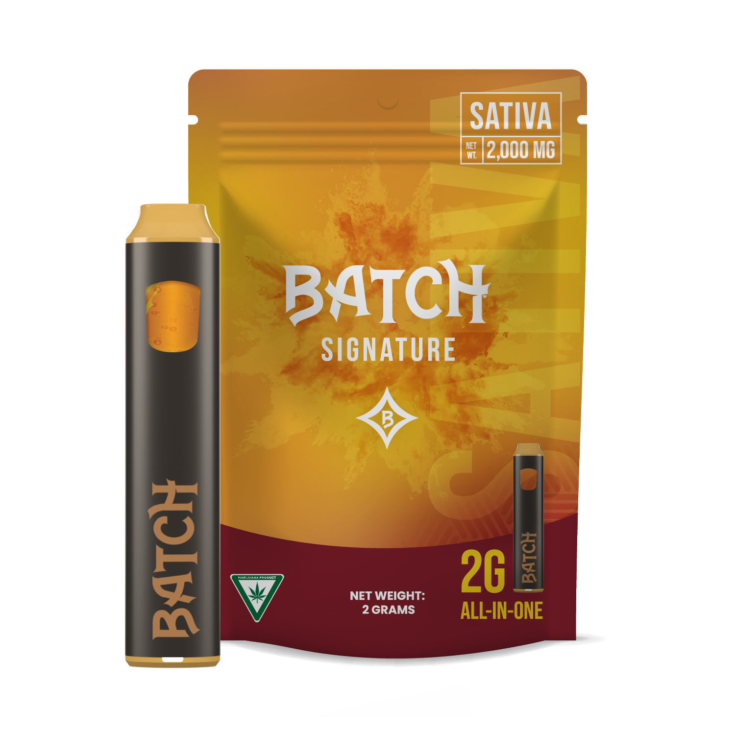 Photograph of product: Batch | Disposable | Jack Herer | 2g