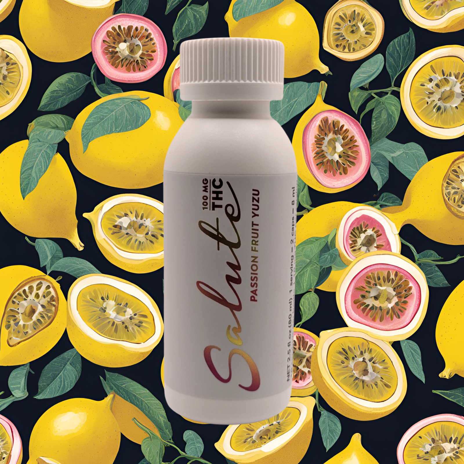 Photograph of product: Salute Passion Fruit Yuzu Shot